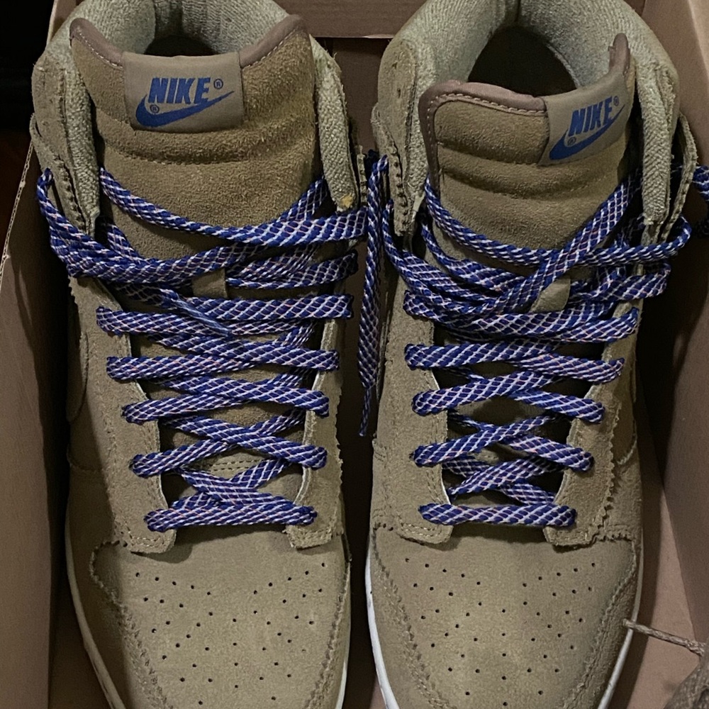 Nike Dunk Sky Hi Wedge in Olive / Khaki